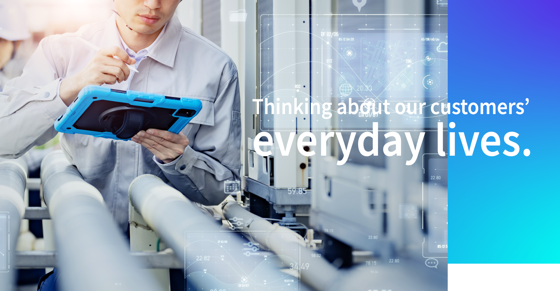 Thinking about our customers' everyday lives.
