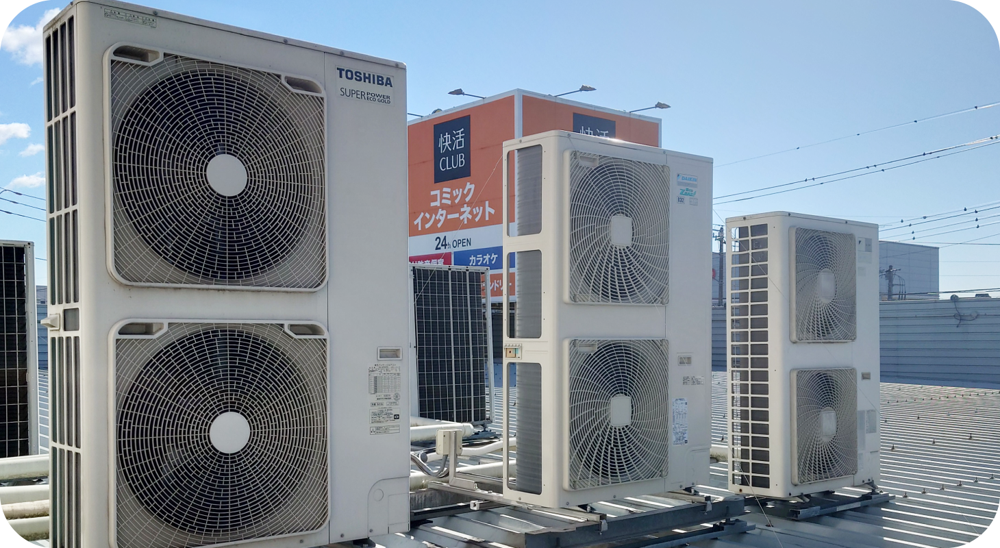 空調設備工事 施工写真